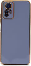 Xiaomi Redmi Note 12s Uyumlu Kılıf Volet Silikon - Mavi Belirtilmemiş