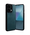 Xiaomi Redmi Note 13 4g Uyumlu Kılıf Aras Deri Kapak - Koyu Yeşil Belirtilmemiş