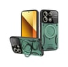 Xiaomi Redmi Note 13 4g Uyumlu Kılıf Joy Lens Standlı Kapak - Koyu Yeşil Belirtilmemiş