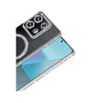 Xiaomi Redmi Note 13 Pro 4g Uyumlu Joke Simli Magneticsafe Kılıf - Gümüş Belirtilmemiş