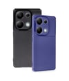 Xiaomi Redmi Note 13 Pro 4g Uyumlu Kılıf Auto Focus Karbon Kapak - Siyah Belirtilmemiş
