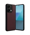 Xiaomi Redmi Note 13 Pro 4g Uyumlu Kılıf Aras Deri Kapak - Bordo Belirtilmemiş