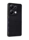 Xiaomi Redmi Note 13 Pro 4g Uyumlu Kılıf Bibercas Silikon Kapak - Siyah Belirtilmemiş