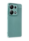 Xiaomi Redmi Note 13 Pro 4g Uyumlu Kılıf Auto Focus Kapak - Koyu Yeşil Belirtilmemiş
