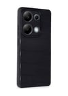 Xiaomi Redmi Note 13 Pro 4g Uyumlu Kılıf Bibercas Silikon Kapak - Siyah Belirtilmemiş
