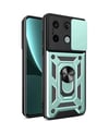 Xiaomi Redmi Note 13 Pro 4g Uyumlu Pars Lens Yüzüklü Silikon - Yeşil Belirtilmemiş