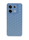 Xiaomi Redmi Note 13 Pro 5g Uyumlu Kılıf Petek Silikon Kapak - Mavi Belirtilmemiş