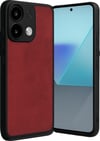 Xiaomi Redmi Note 13 Pro 5g Uyumlu Kılıf Aras Deri Kapak - Kırmızı Belirtilmemiş