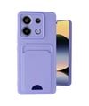 Xiaomi Redmi Note 13 Pro 5g Uyumlu Kılıf Kelvin Kartvizitli Silikon - Lila Belirtilmemiş