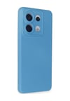 Xiaomi Redmi Note 13 Pro 5g Uyumlu Kılıf Nano İçi Kadife Silikon - Mavi Belirtilmemiş