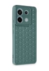 Xiaomi Redmi Note 13 Pro 5g Uyumlu Kılıf Petek Silikon Kapak - Koyu Yeşil Belirtilmemiş