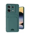 Xiaomi Redmi Note 13 Pro 5g Uyumlu Kılıf Kelvin Kartvizitli Silikon - Koyu Yeşil Belirtilmemiş