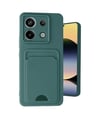 Xiaomi Redmi Note 13 Pro 5g Uyumlu Kılıf Kelvin Kartvizitli Silikon - Koyu Yeşil Belirtilmemiş