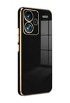 Xiaomi Redmi Note 13 Pro Plus Uyumlu Kılıf Volet Silikon - Siyah Belirtilmemiş