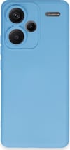 Xiaomi Redmi Note 13 Pro Plus Uyumlu Kılıf Nano İçi Kadife Silikon - Mavi Belirtilmemiş