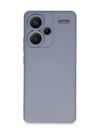 Xiaomi Redmi Note 13 Pro Plus Uyumlu Kılıf Nano İçi Kadife Silikon - Gri Belirtilmemiş