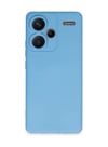 Xiaomi Redmi Note 13 Pro Plus Uyumlu Kılıf Nano İçi Kadife Silikon - Mavi Belirtilmemiş