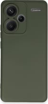 Xiaomi Redmi Note 13 Pro Plus Uyumlu Kılıf Nano İçi Kadife Silikon - Koyu Yeşil Belirtilmemiş