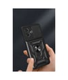 Xiaomi Redmi Note 13 Pro Plus Uyumlu Kılıf Pars Lens Yüzüklü Silikon - Kırmızı Belirtilmemiş