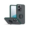 Xiaomi Redmi Note 13 Pro Plus Uyumlu Kılıf Montreal Yüzüklü Silikon Kapak - Yeşil Belirtilmemiş