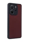 Xiaomi Redmi Note 14 4g Uyumlu Kılıf Aras Deri Kapak - Bordo Belirtilmemiş