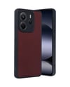 Xiaomi Redmi Note 14 4g Uyumlu Kılıf Aras Deri Kapak - Bordo Belirtilmemiş