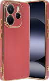 Xiaomi Redmi Note 14 4g Uyumlu Kılıf Volet Silikon - Kırmızı Belirtilmemiş