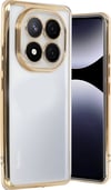 Xiaomi Redmi Note 14 Pro 4g Uyumlu Kılıf Lensli Silikon - Gold Belirtilmemiş