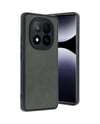 Xiaomi Redmi Note 14 Pro 4g Uyumlu Kılıf Aras Deri Kapak - Koyu Yeşil Belirtilmemiş