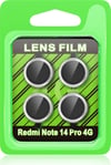 Xiaomi Redmi Note 14 Pro 4g Uyumlu Raze Metal Kamera Lens - Gümüş