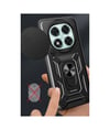 Xiaomi Redmi Note 14 Pro 5g Uyumlu Kılıf Pars Lens Yüzüklü Silikon - Kırmızı Belirtilmemiş