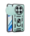 Xiaomi Redmi Note 14 Pro 5g Uyumlu Kılıf Pars Lens Yüzüklü Silikon - Yeşil Belirtilmemiş