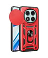 Xiaomi Redmi Note 14 Pro 5g Uyumlu Kılıf Pars Lens Yüzüklü Silikon - Kırmızı Belirtilmemiş