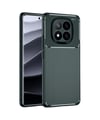 Xiaomi Redmi Note 14 Pro 5g Uyumlu Kılıf Auto Focus Karbon Kapak - Koyu Yeşil Belirtilmemiş