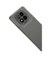 Xiaomi Redmi Note 14 Pro Plus Uyumlu Kılıf Auto Focus Karbon Kapak - Gri Belirtilmemiş