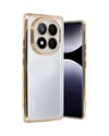 Xiaomi Redmi Note 14 Pro Plus Uyumlu Kılıf Lensli Silikon - Gold Belirtilmemiş