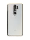 Xiaomi Redmi Note 8 Pro Uyumlu Kılıf Lensli Silikon - Gold Belirtilmemiş