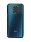 Xiaomi Redmi Note 9 Pro Uyumlu Kılıf Lensli Silikon - Yeşil Belirtilmemiş