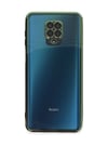 Xiaomi Redmi Note 9 Pro Uyumlu Kılıf Lensli Silikon - Yeşil Belirtilmemiş