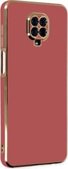 Xiaomi Redmi Note 9 Pro Uyumlu Kılıf Volet Silikon - Kırmızı Belirtilmemiş