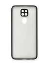 Xiaomi Redmi Note 9 Uyumlu Kılıf Montreal Silikon Kapak - Siyah Belirtilmemiş