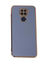 Xiaomi Redmi Note 9 Uyumlu Kılıf Volet Silikon - Mavi Belirtilmemiş