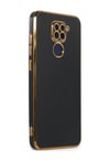 Xiaomi Redmi Note 9 Uyumlu Kılıf Volet Silikon - Siyah Belirtilmemiş