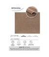 Youdayhomecollection Dafne Model Oturma Odası Halısı 1bej 160 x 350