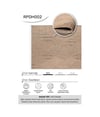 Youdayhomecollection Dafne Model Oturma Odası Halısı 1bej 160 x 350