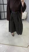 Asimetrik Kesim Pantolon | Acı Kahve
