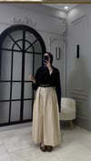 Asimetrik Kesim Pantolon | Krem
