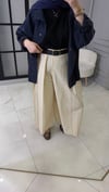 Asimetrik Kesim Pantolon | Krem