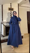 Bağlamalı Elbise | Lacivert