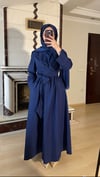 Bağlamalı Elbise | Lacivert